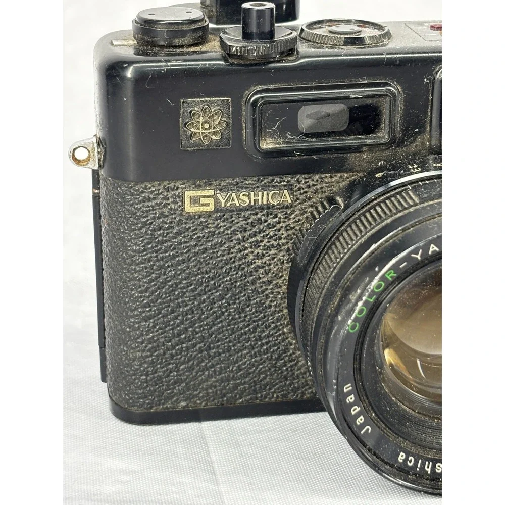 Yashica Electro 35 GT 35mm Film Camera Color-Yashinon DX 45mm f/1.7 Lens UNTEST